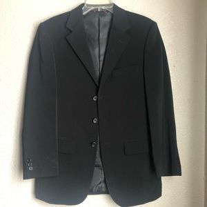black men’s suit jacket